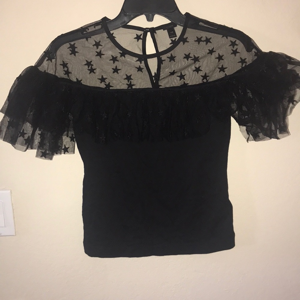 Black Starry Sleeved